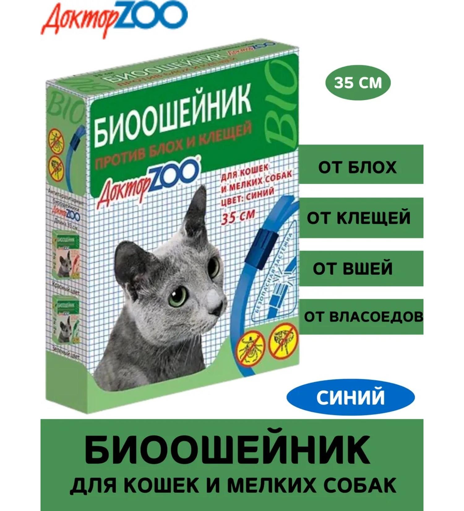 Doctor Zoo Bio -hazelnik for cats and small dogs 35 cm blue - Buy Online on GoSupps.com