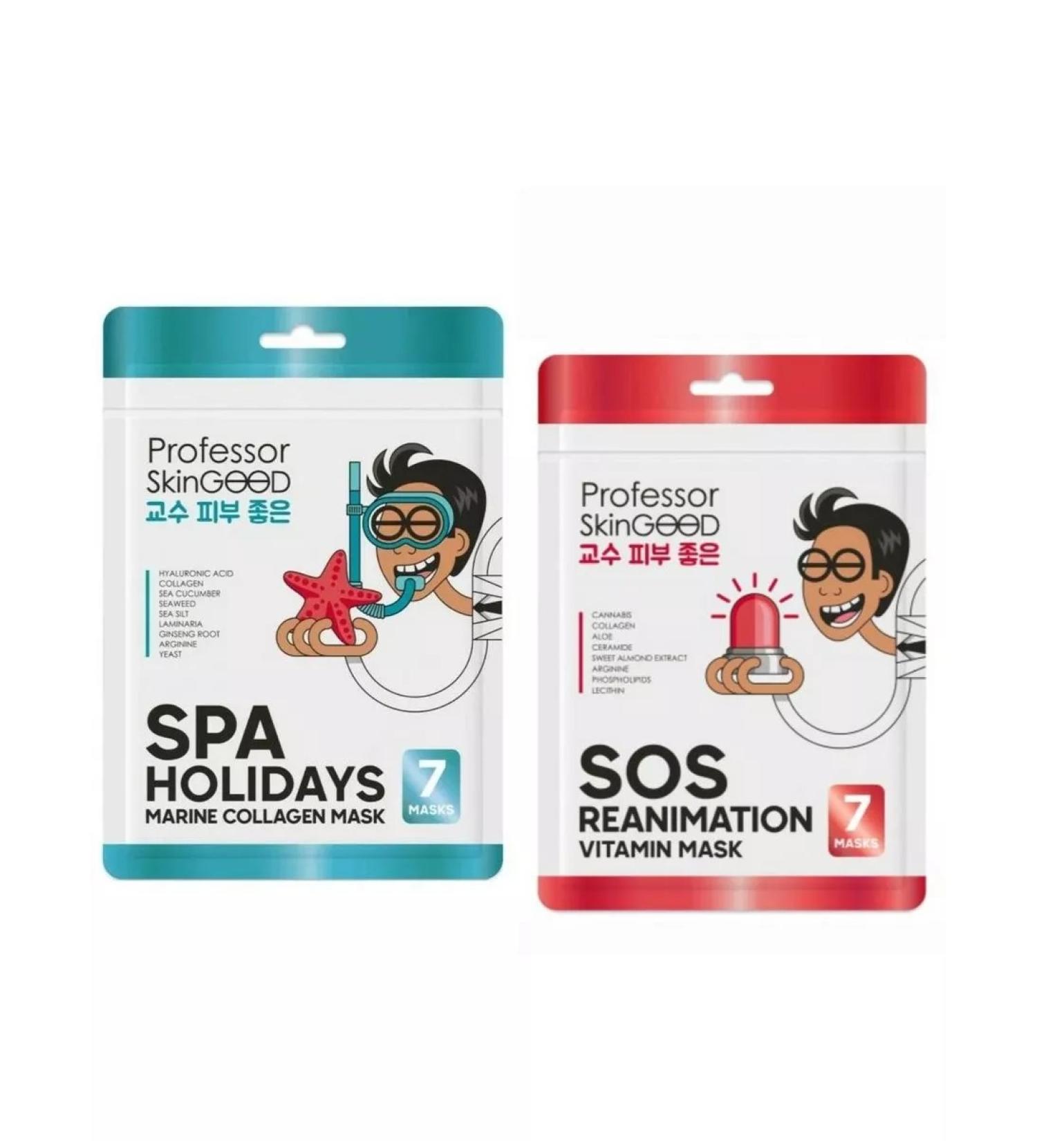 PROFESSOR SKINGOOD A set of cosmetic face masks - Buy Online on GoSupps.com