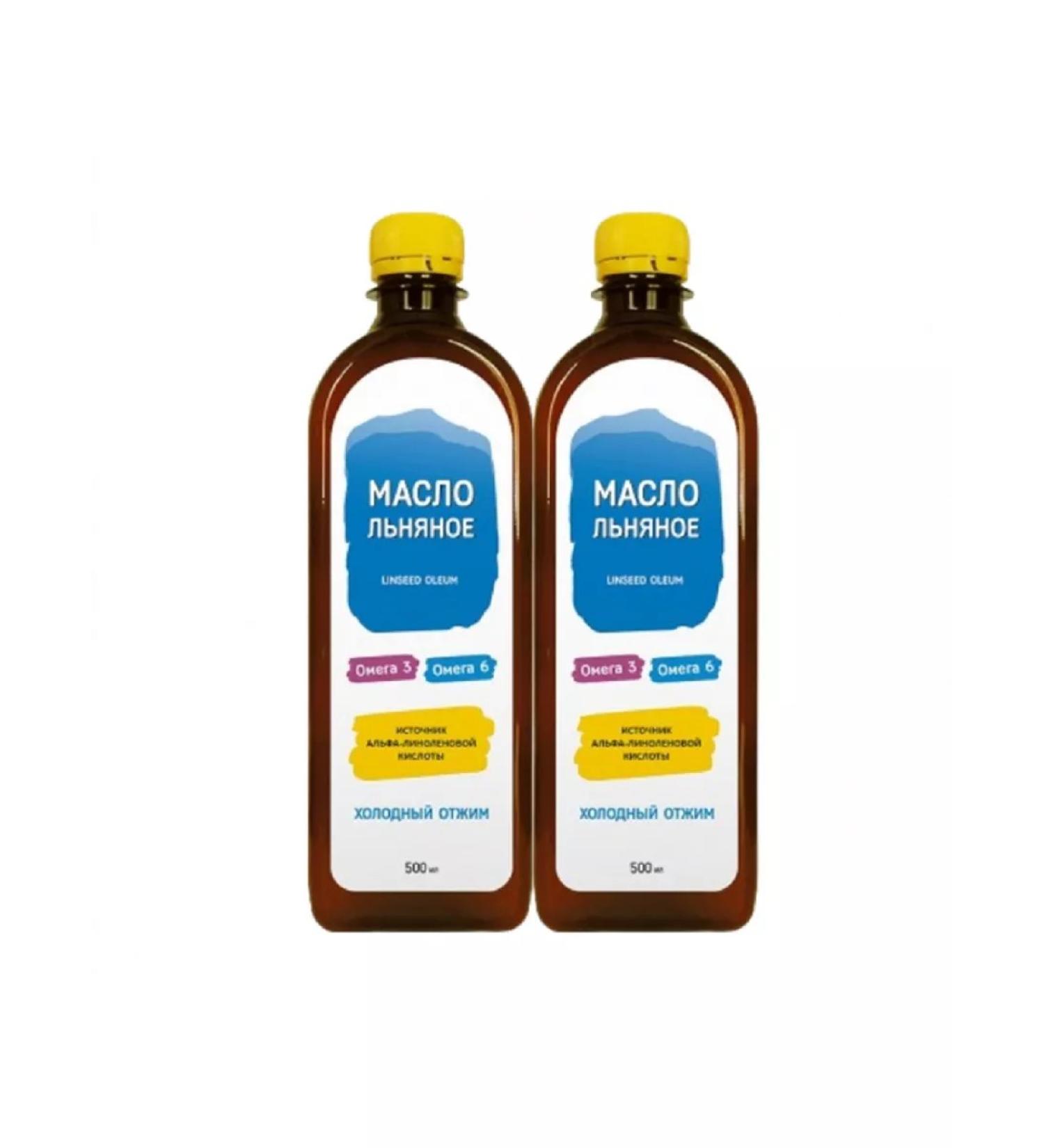 Health Compass Flax oil 500 ml 2 pcs - Buy Online on GoSupps.com