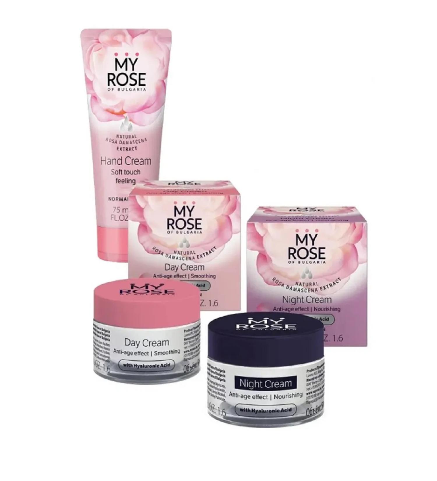 My Rose of Bulgaria Daily 50ml set+night 50 ml+d hands 75ml - Buy Online on GoSupps.com
