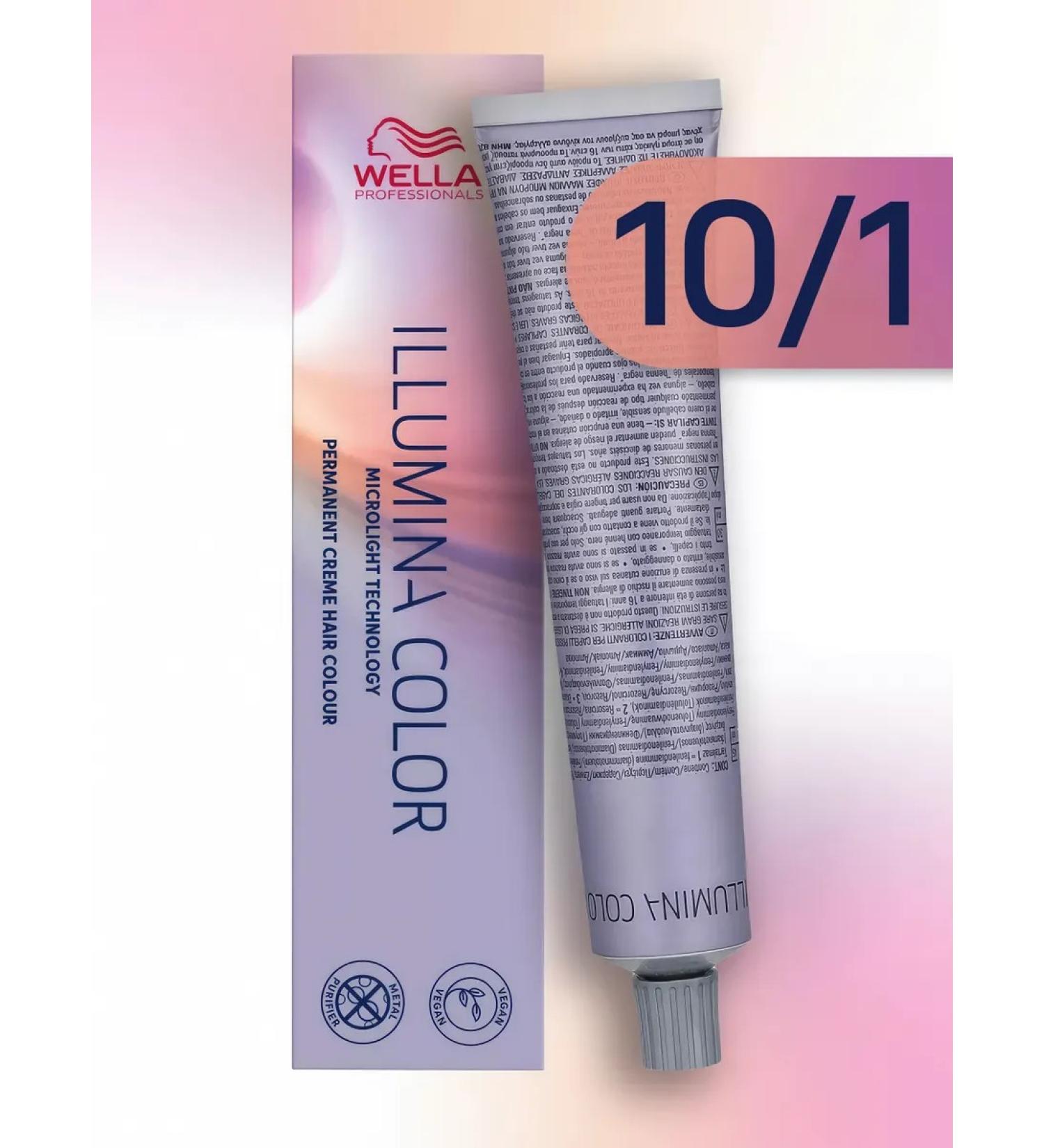 WELLA PROFESSIONALS Persistent hair cream Illumina Color 10 1 - Buy Online on GoSupps.com