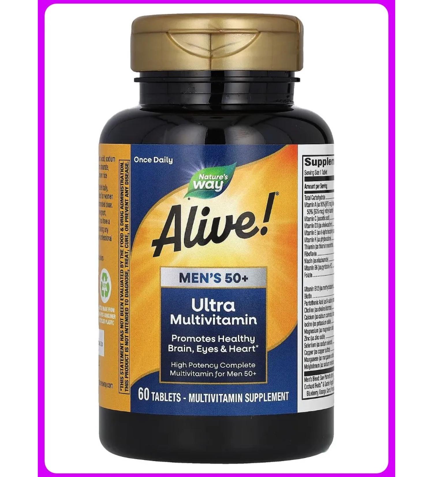 Nature's Way Alive Multivitamins 60 tablets - Buy Online on GoSupps.com
