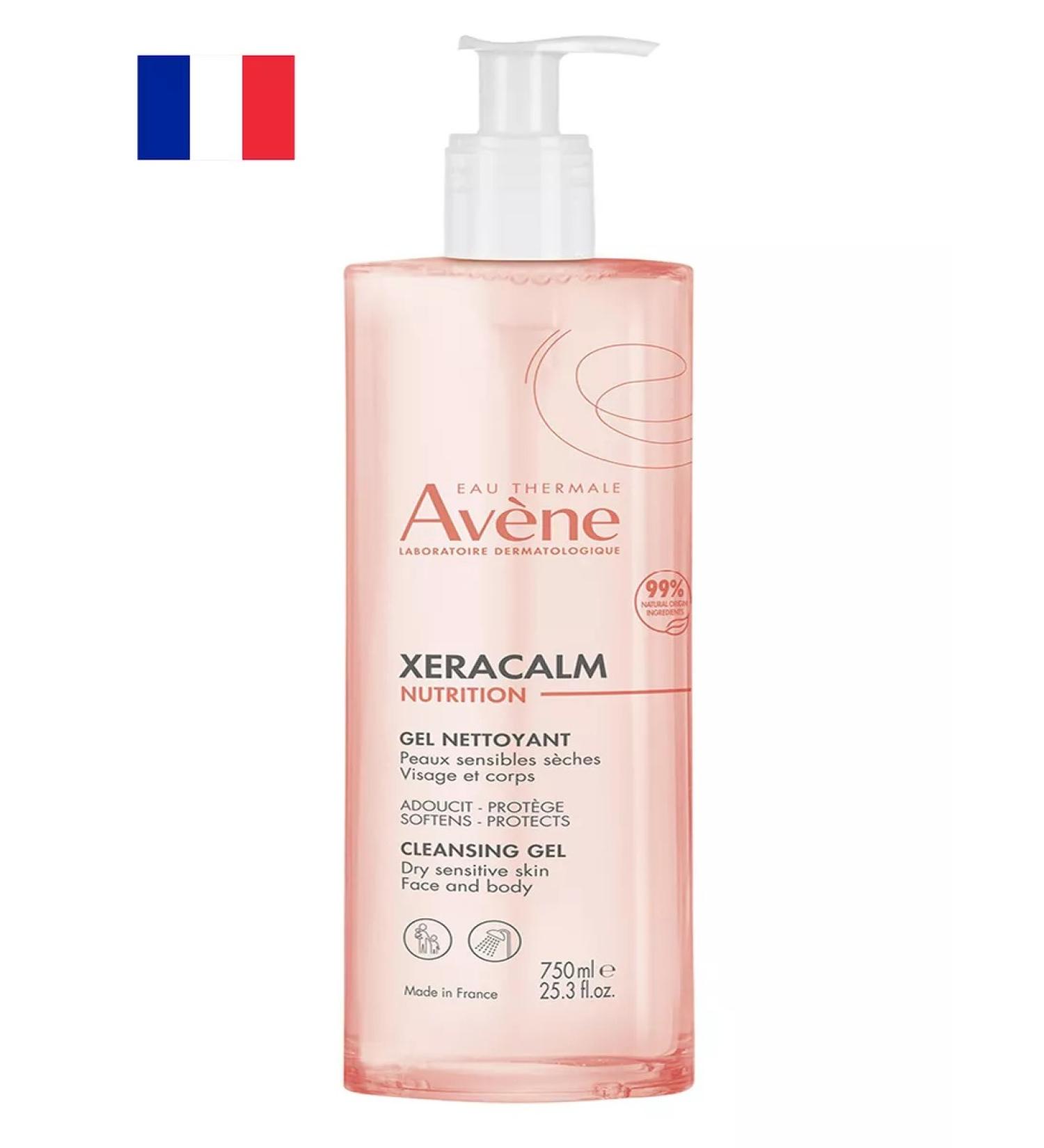 AVENE Xeraacalm nutrition gel for sensitive skin 750 ml - Buy Online on GoSupps.com