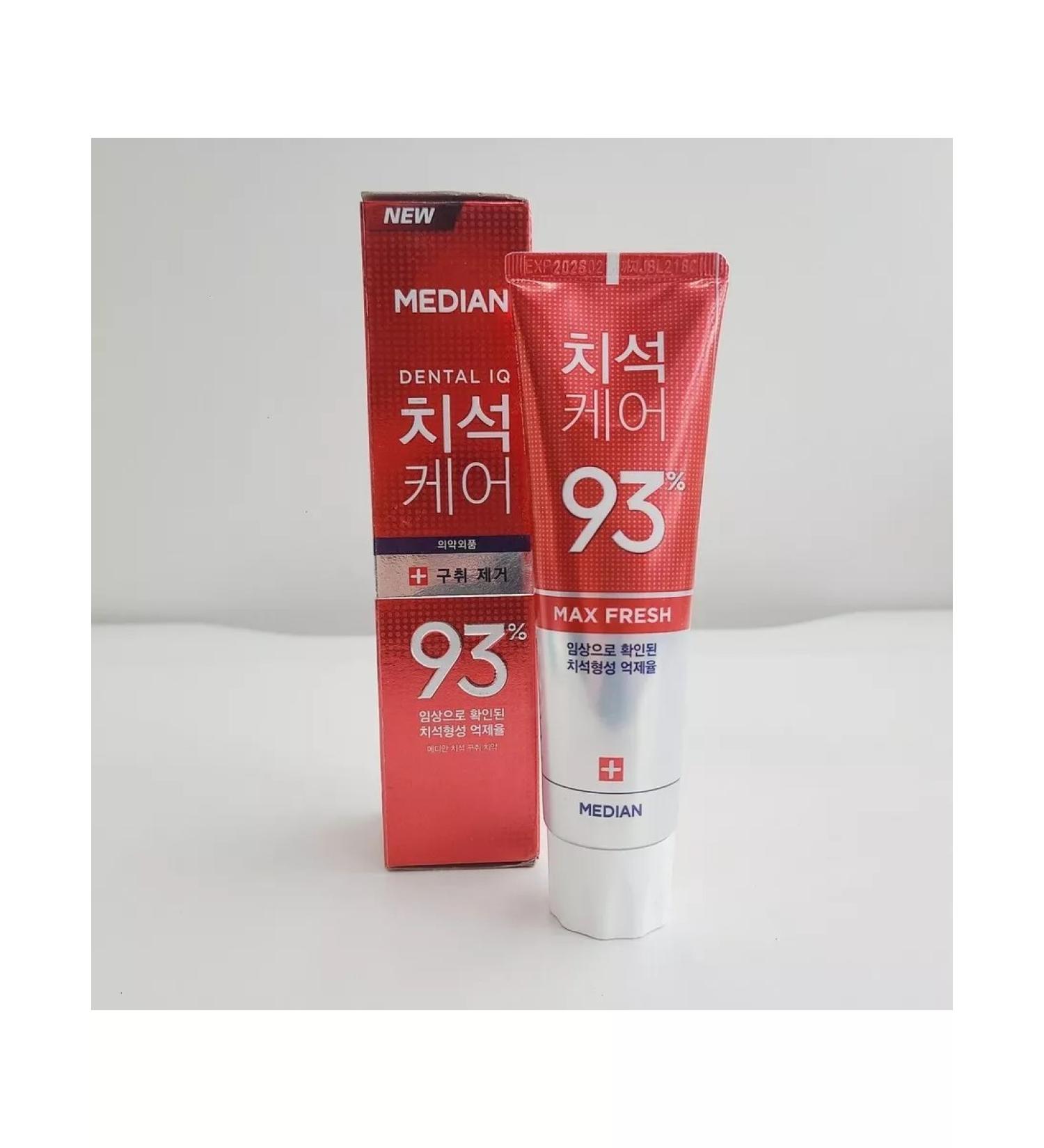 median Refreshing toothpaste with a dental zeolite