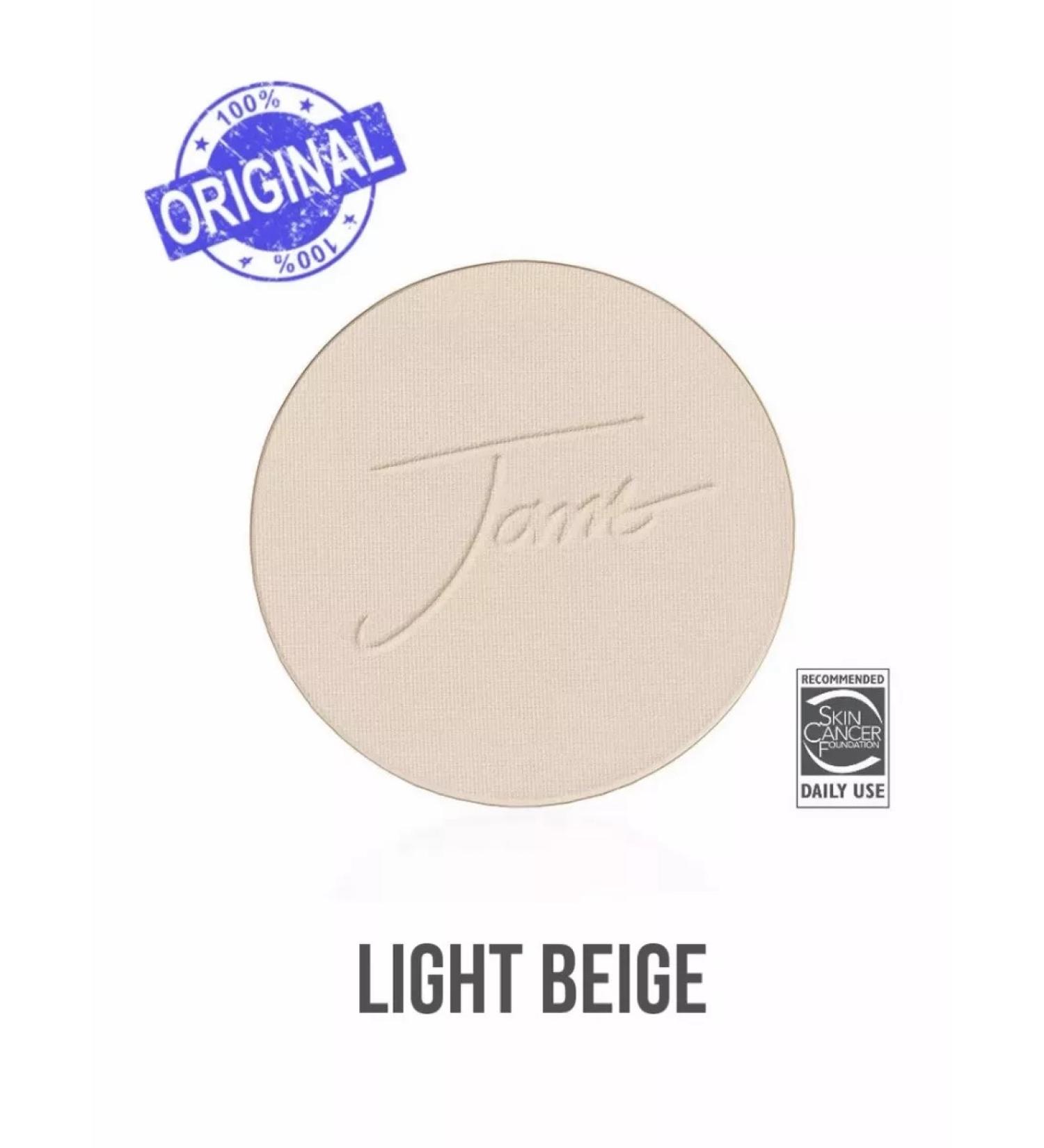 Jane Iredale Pure Pressed Base Refill Light Beige - Buy Online on GoSupps.com