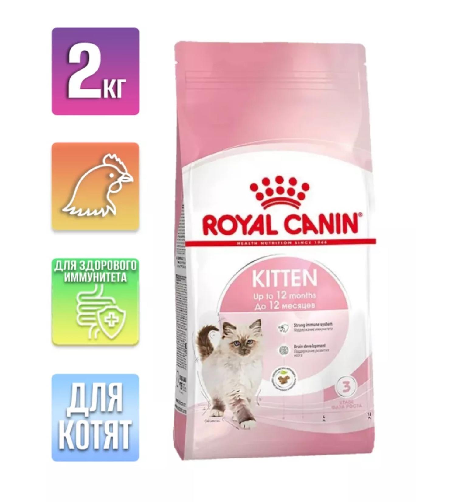 ROYAL CANIN Dry food kittens 2kg - Buy Online on GoSupps.com