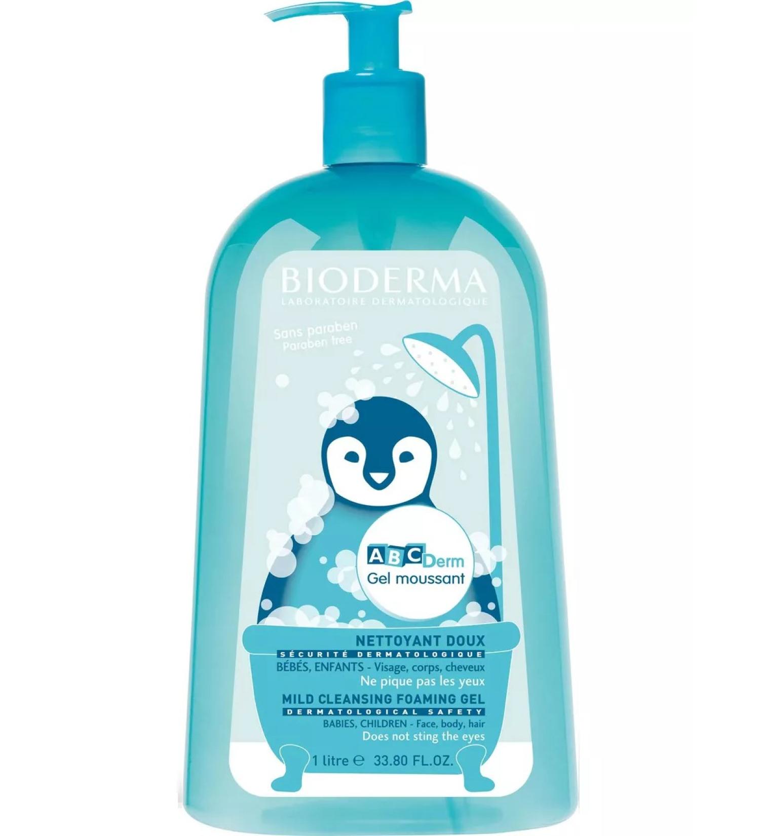 GTM BioDERMA ABCDERM gel cleansing for children Gel Moussant 1l