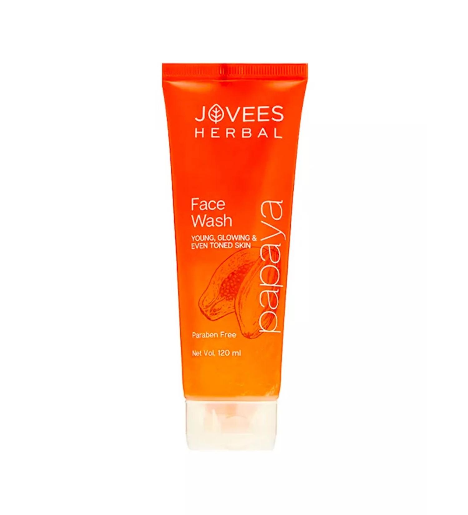 Jovees Herbal Papaya Face Wash Papaya Gel for washing 120ml