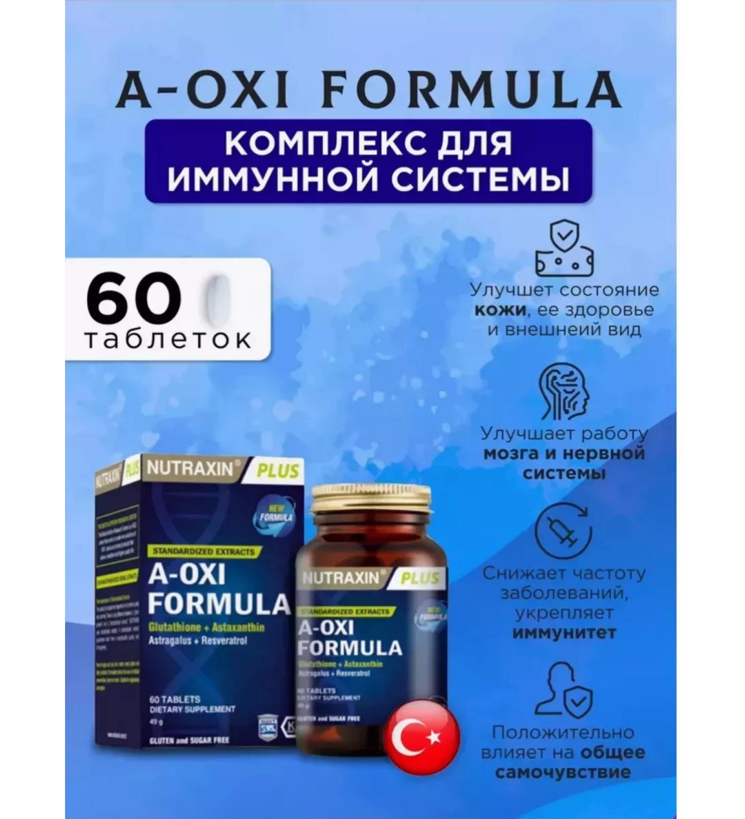 NUTRAXIN A-Oxi Formula Glutation Astaxantin Vitamins - Buy Online on GoSupps.com