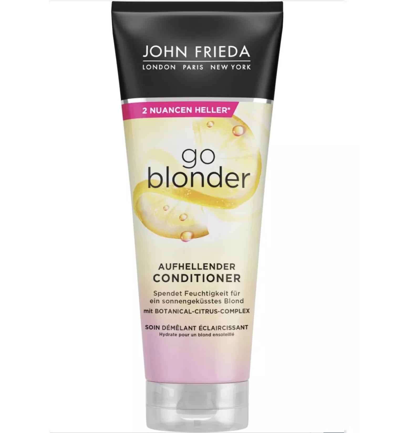 John Frieda GO Blonder blond hair air conditioner