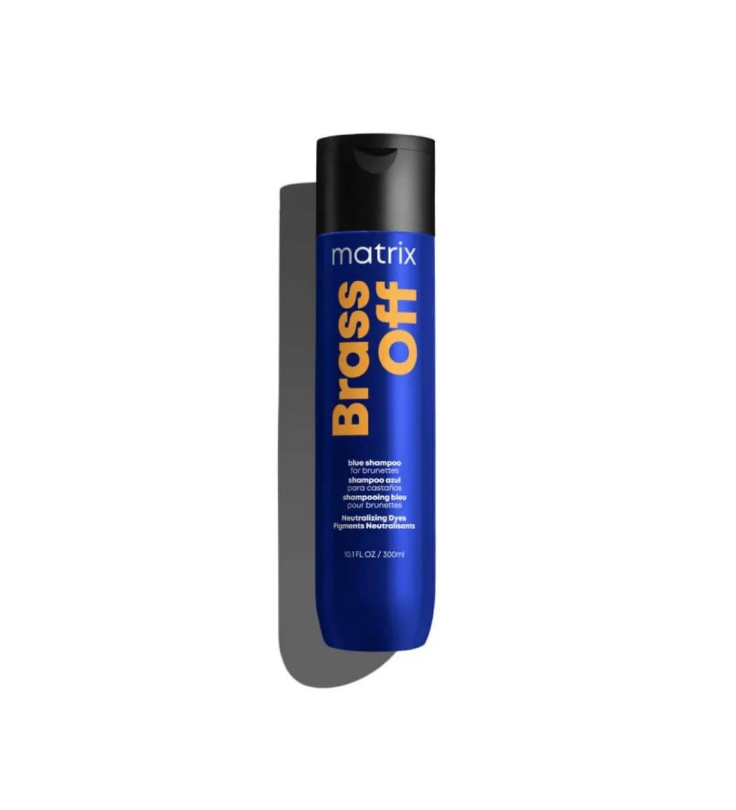 MATRIX BRASS OFF - Blue tint shampoo 300 ml - Buy Online on GoSupps.com