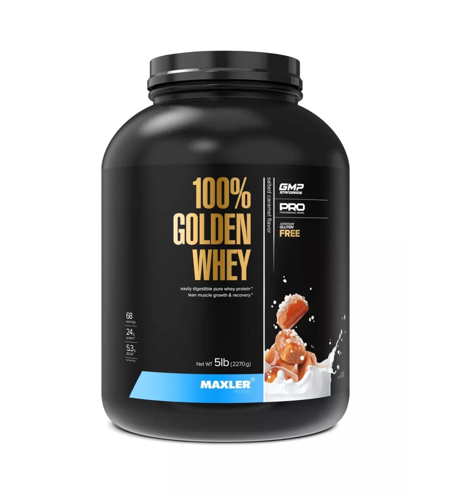 maxler Wastein protein 100% Golden Whey 2270 G salt caramel - Buy Online on GoSupps.com