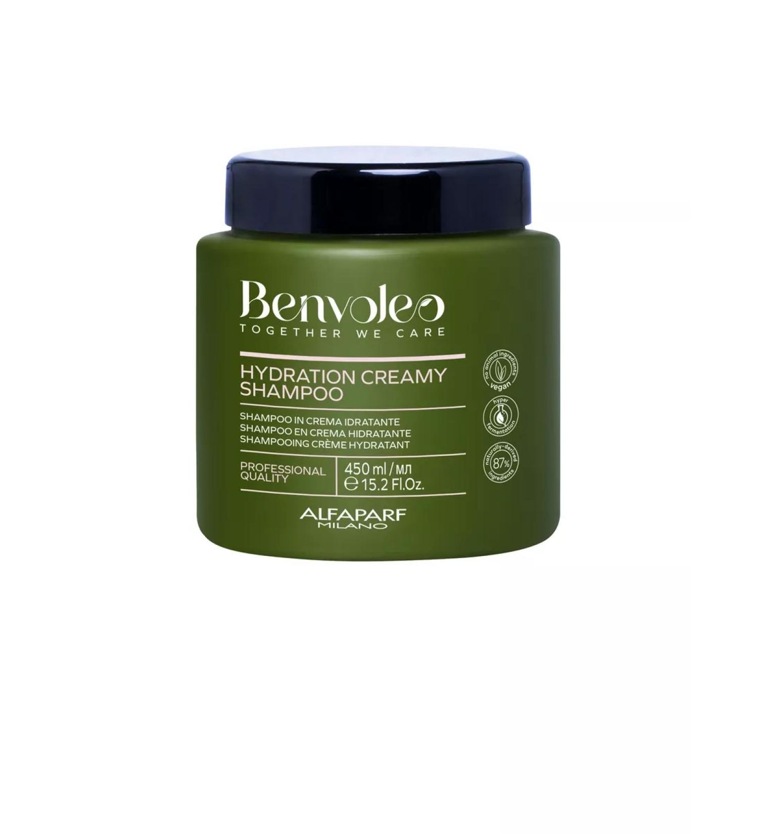 BENVOLEO Hydration Creamy Shampoo 450 ml cream - Buy Online on GoSupps.com