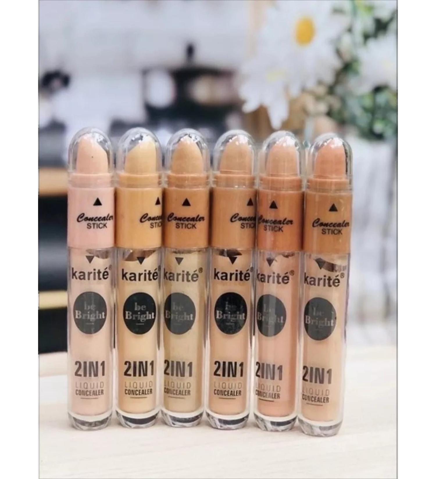 Luxury cosmetics Consilery pencil-grapector 2B1 6 pcs