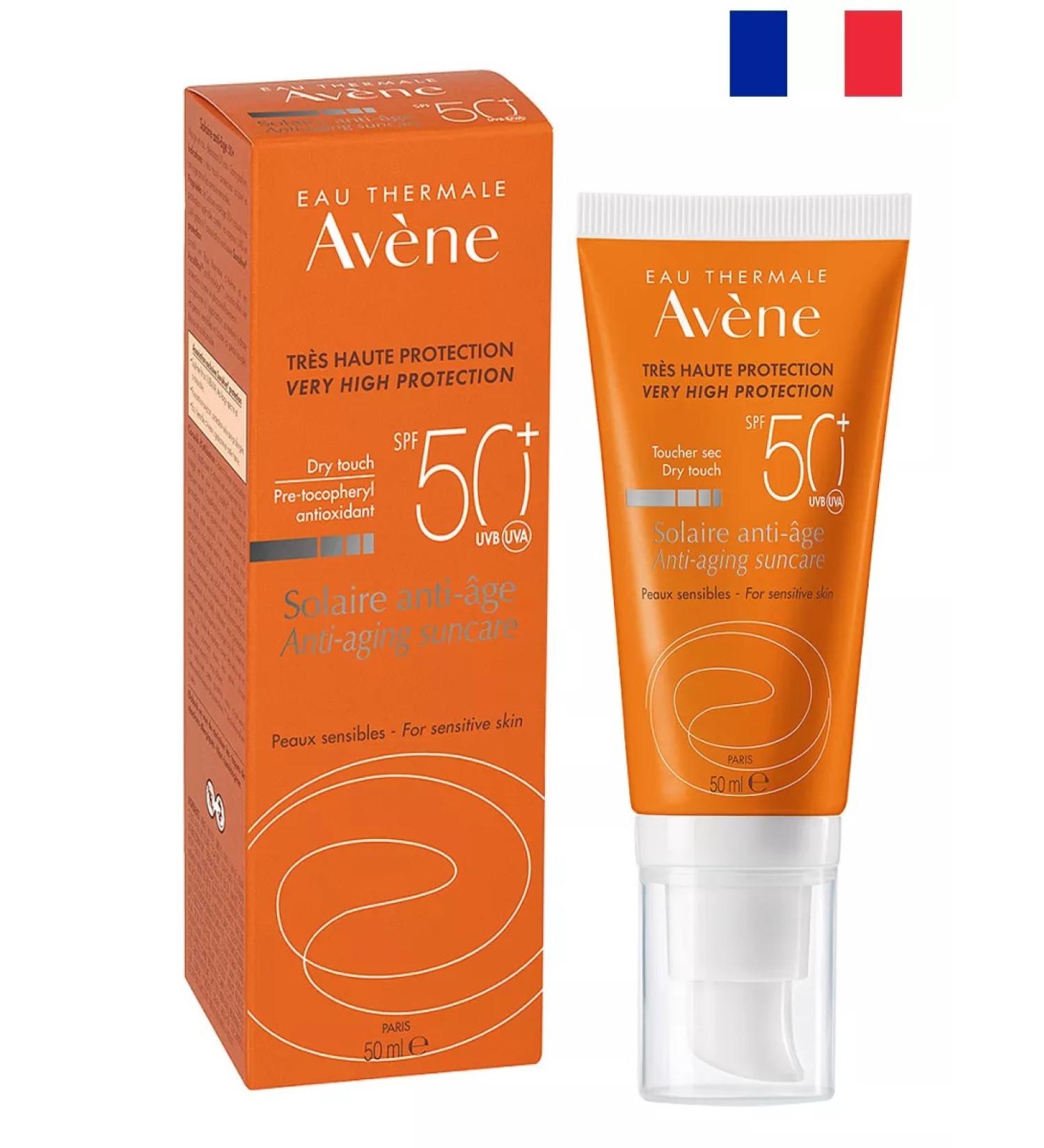 AVENE Anti-Auging SPF50+ anti-aging sunscreen 50ml - Buy Online on GoSupps.com