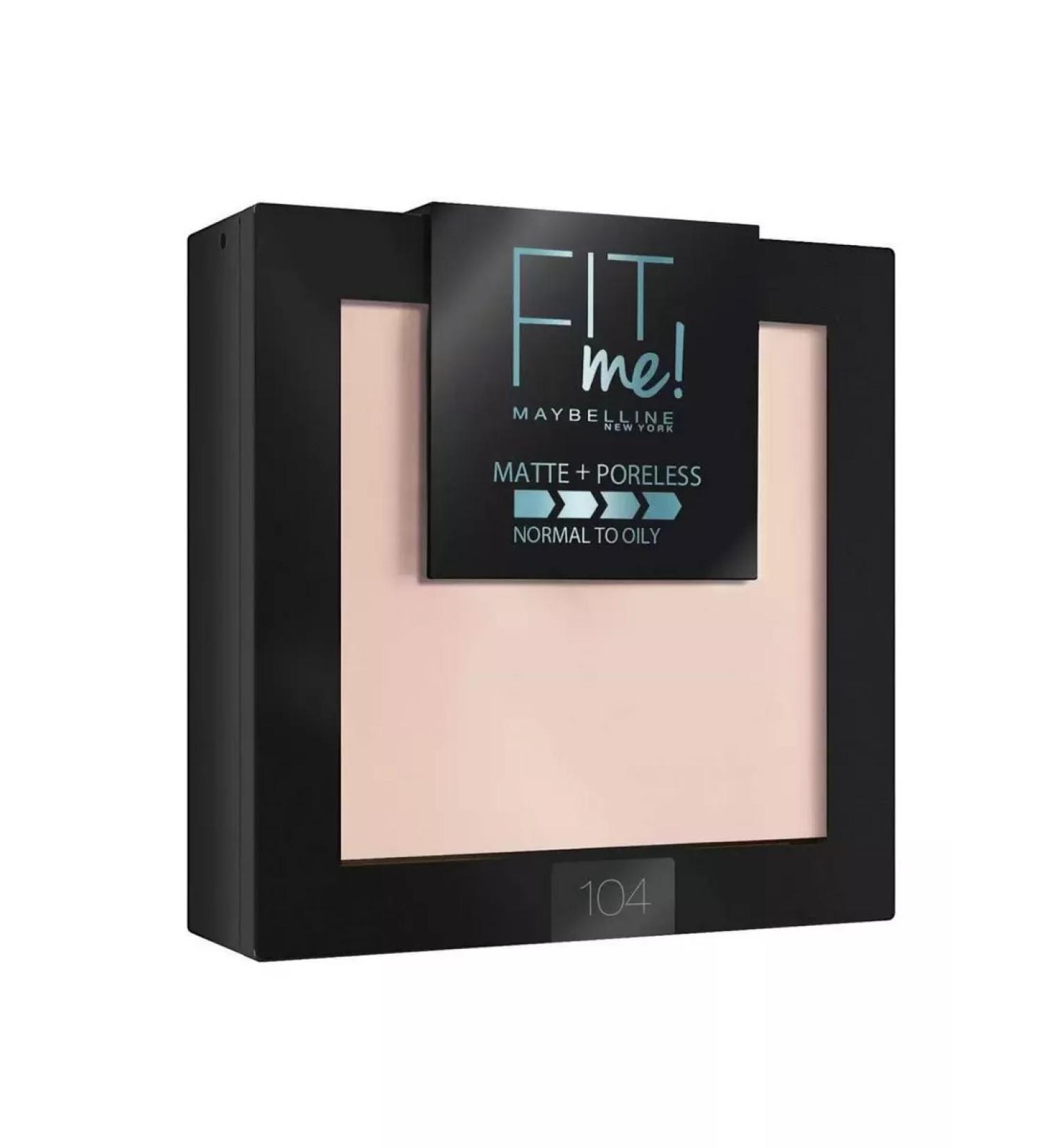 Maybelline Fit me powder tone 104 light beige 9 g France - Buy Online on GoSupps.com