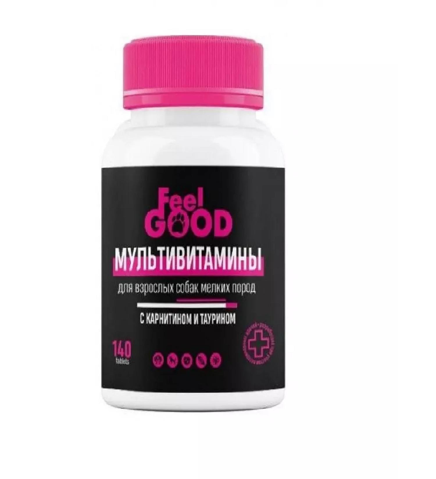 FeelGood Multivitamins mini dogs with cornitin and taurin 140 tab