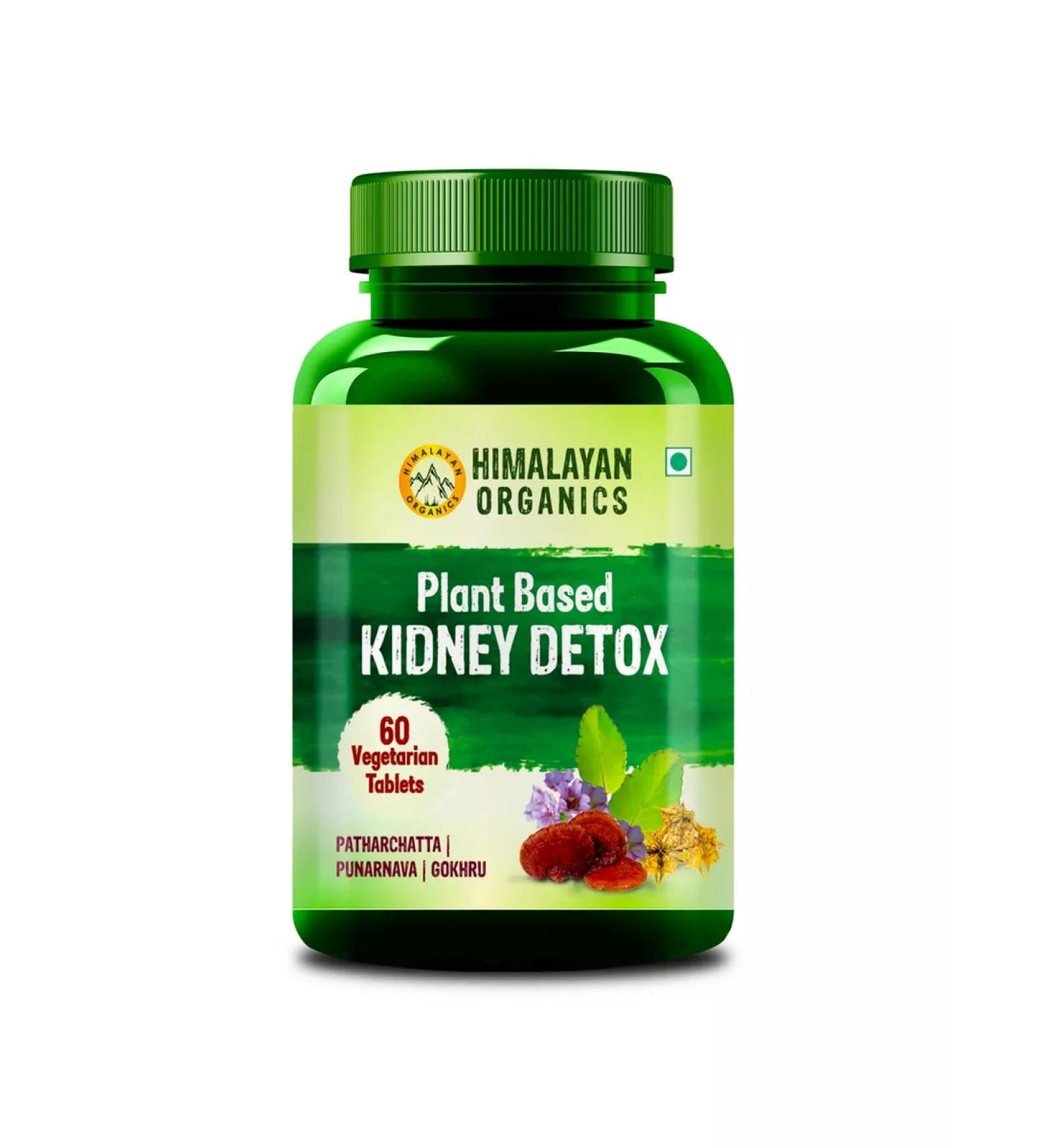 Himalayan Organics Plant Based Kidney Detox 60 Caps 500 mg - Buy Online on GoSupps.com