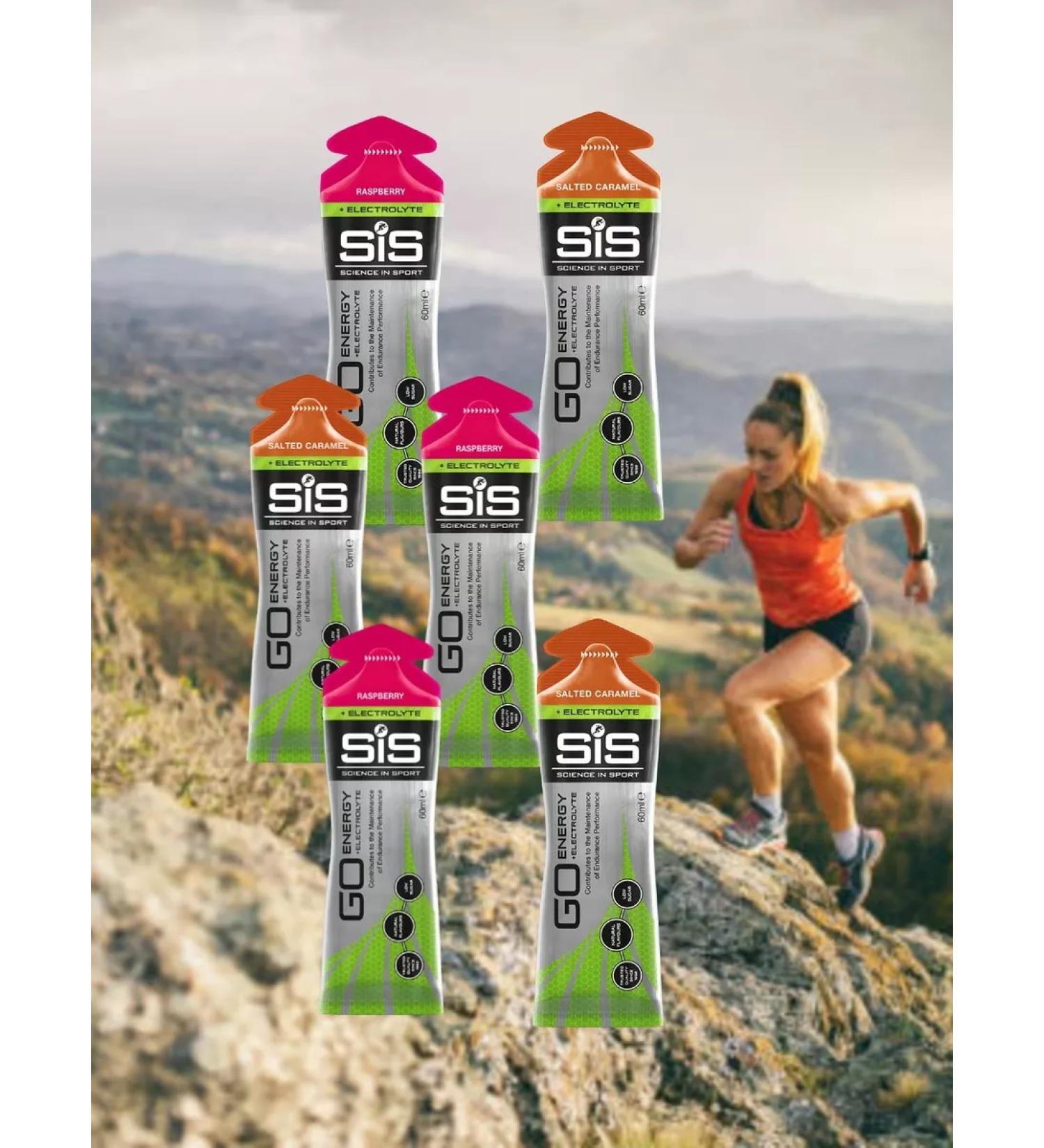 Science in Sport SIS Gels with electrolytes carbohydrate 6 pcs Sis GO + Electrolyte - Buy Online on GoSupps.com
