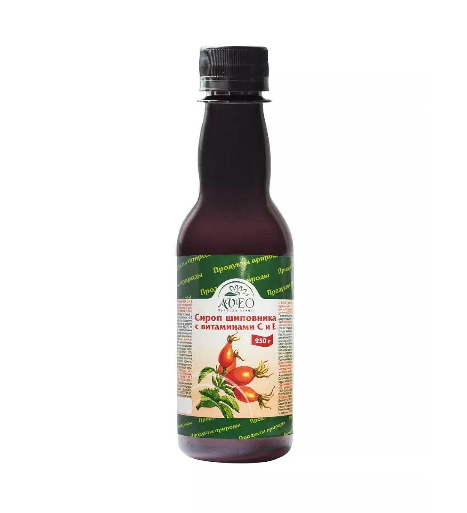 AVEO Rosehip syrup with vitamin C and E