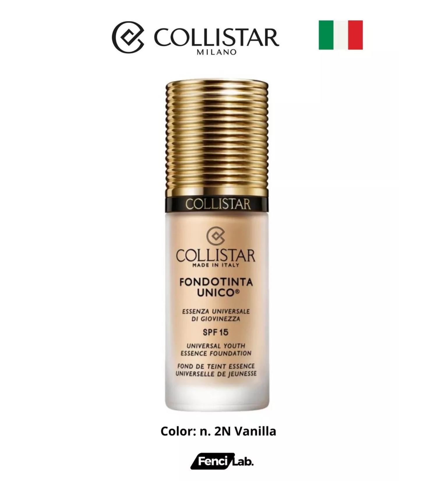 Collistar Fondotinta Unico Universal SPF15 2N Vanilla Tonal Cream - Buy Online on GoSupps.com