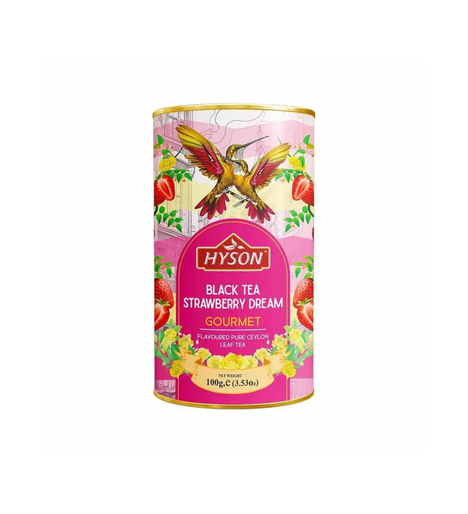 Hyson Tea black Hayson Strawberry Dream 100 g Bank