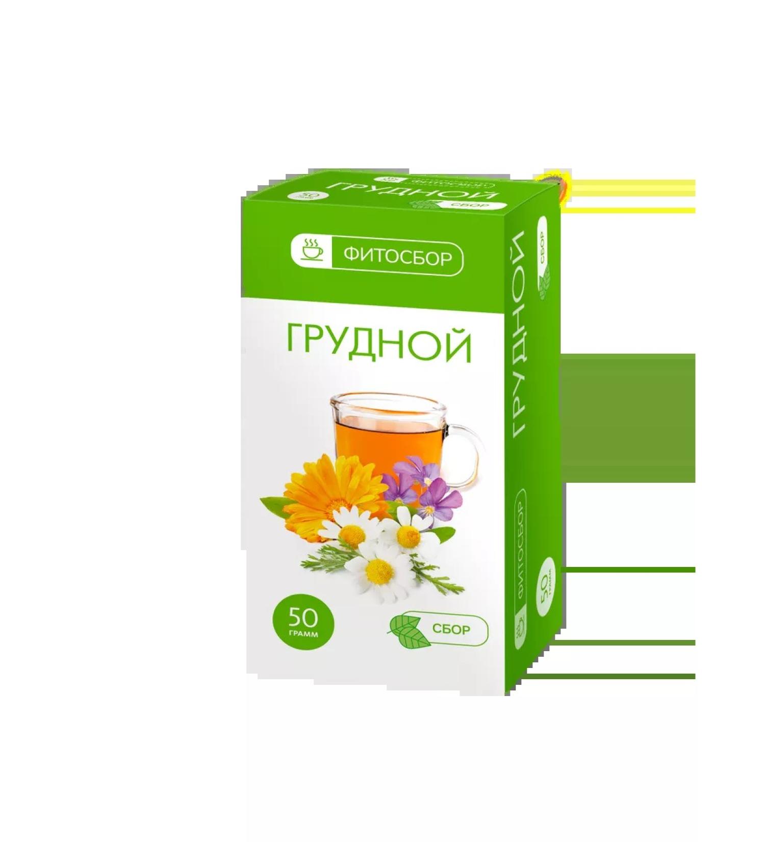 HERBS AND TEAS Phytosbor of the chest 50 g Erkafarm