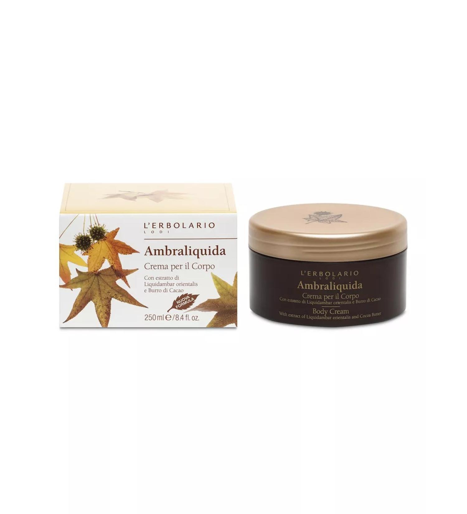 L'Erbolario Cream for body and hands moisturizing nutritional ambralique - Buy Online on GoSupps.com