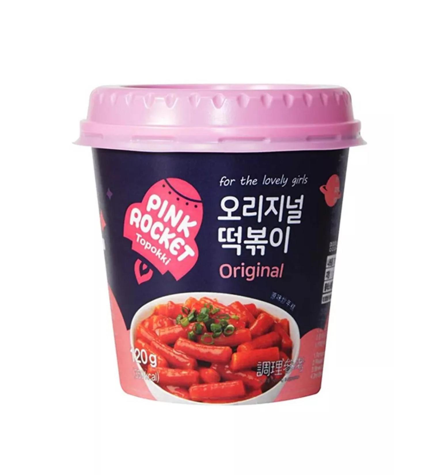 Yopokki Topokki Rice dumplings Pink Rocket "Topokki" with original taste