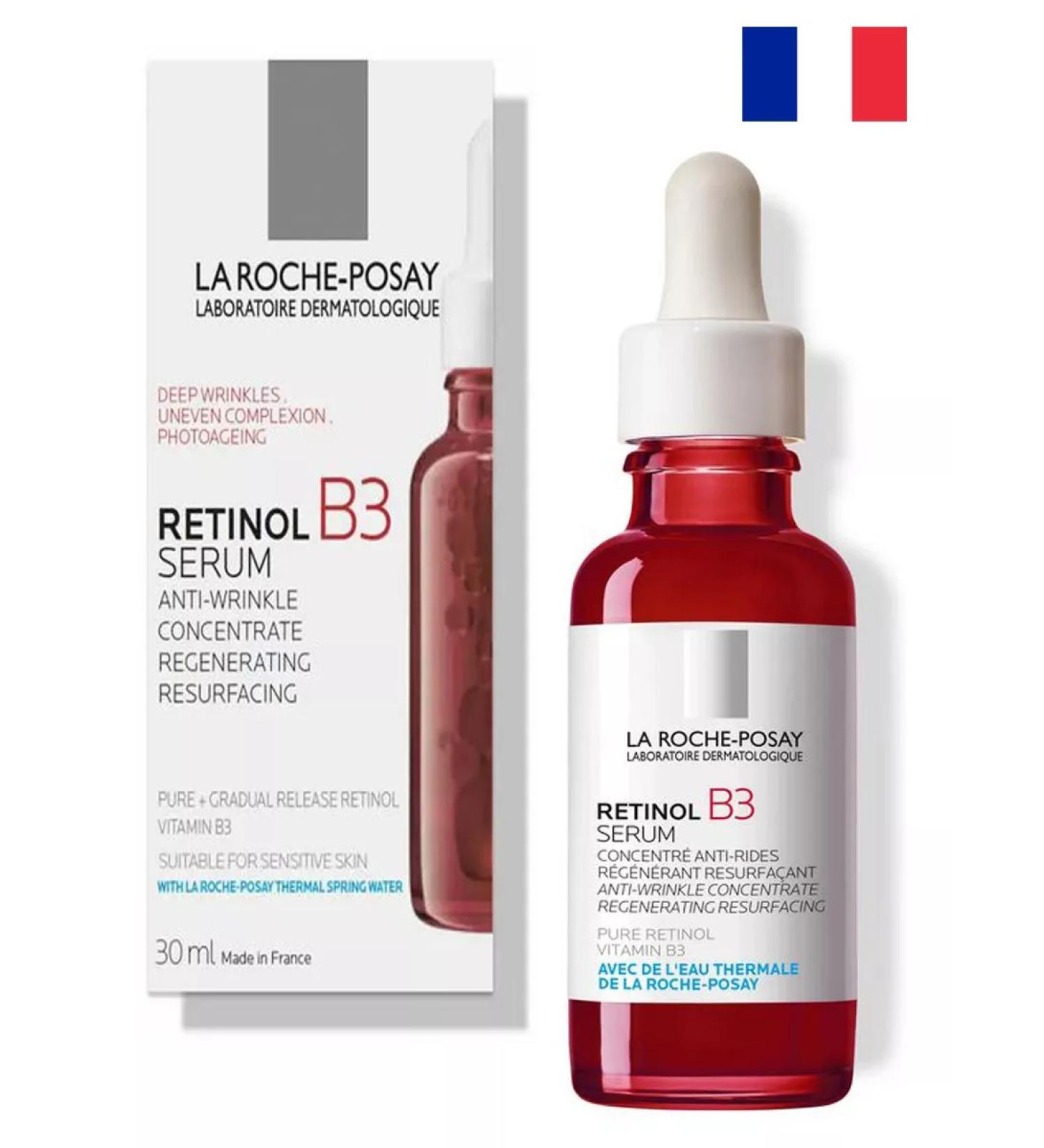 LA ROCHEPOSAY Retinol b3 serum against deep wrinkles 30ml - Buy Online on GoSupps.com
