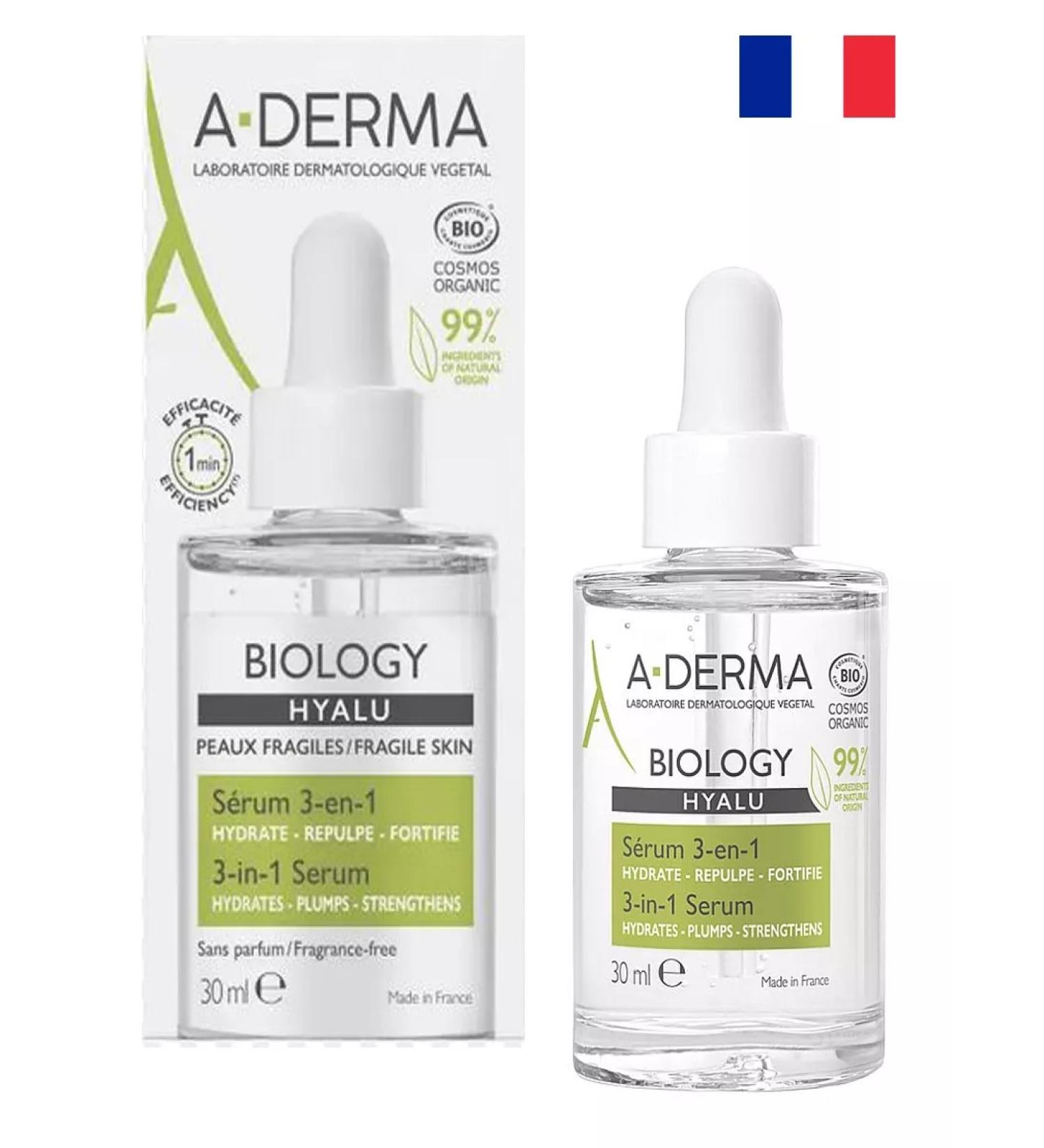 ADERMA Biology Hyalu Facial Waste 3V1 30ml - Buy Online on GoSupps.com