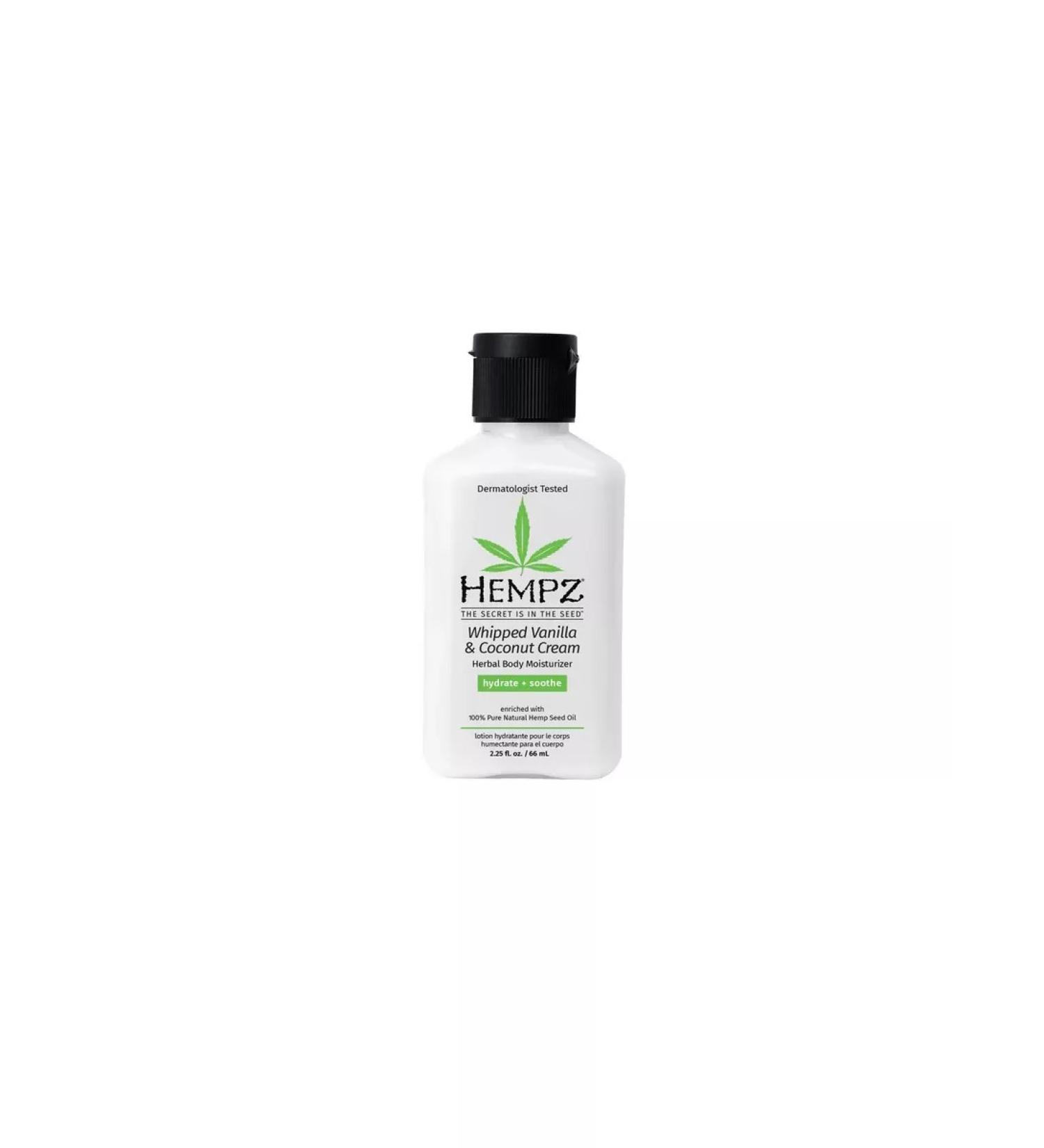 HEMPZ Mini for a body with whipped vanilla and coconut cream - Buy Online on GoSupps.com