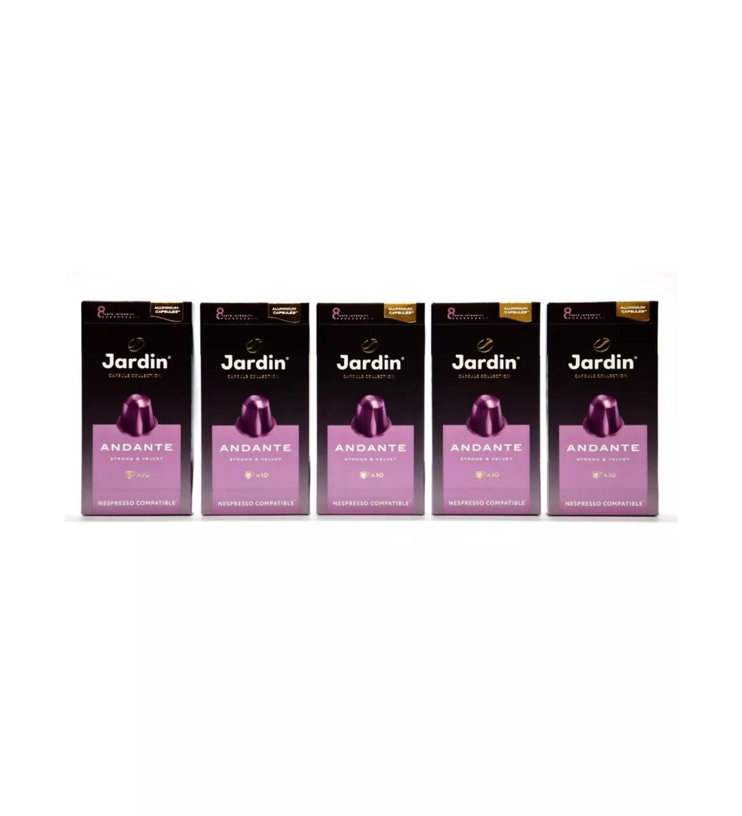 JARDIN Andante coffee in capsules 5 packs of 10pcs - Buy Online on GoSupps.com