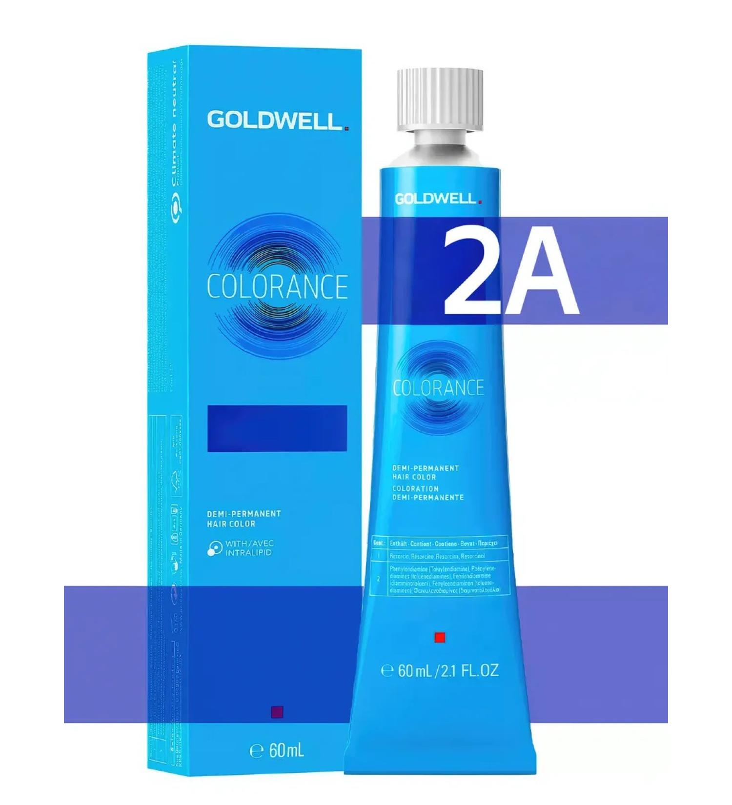 Goldwell Tinting hair cream for hair COLORANCE 2A 60 ml - Buy Online on GoSupps.com