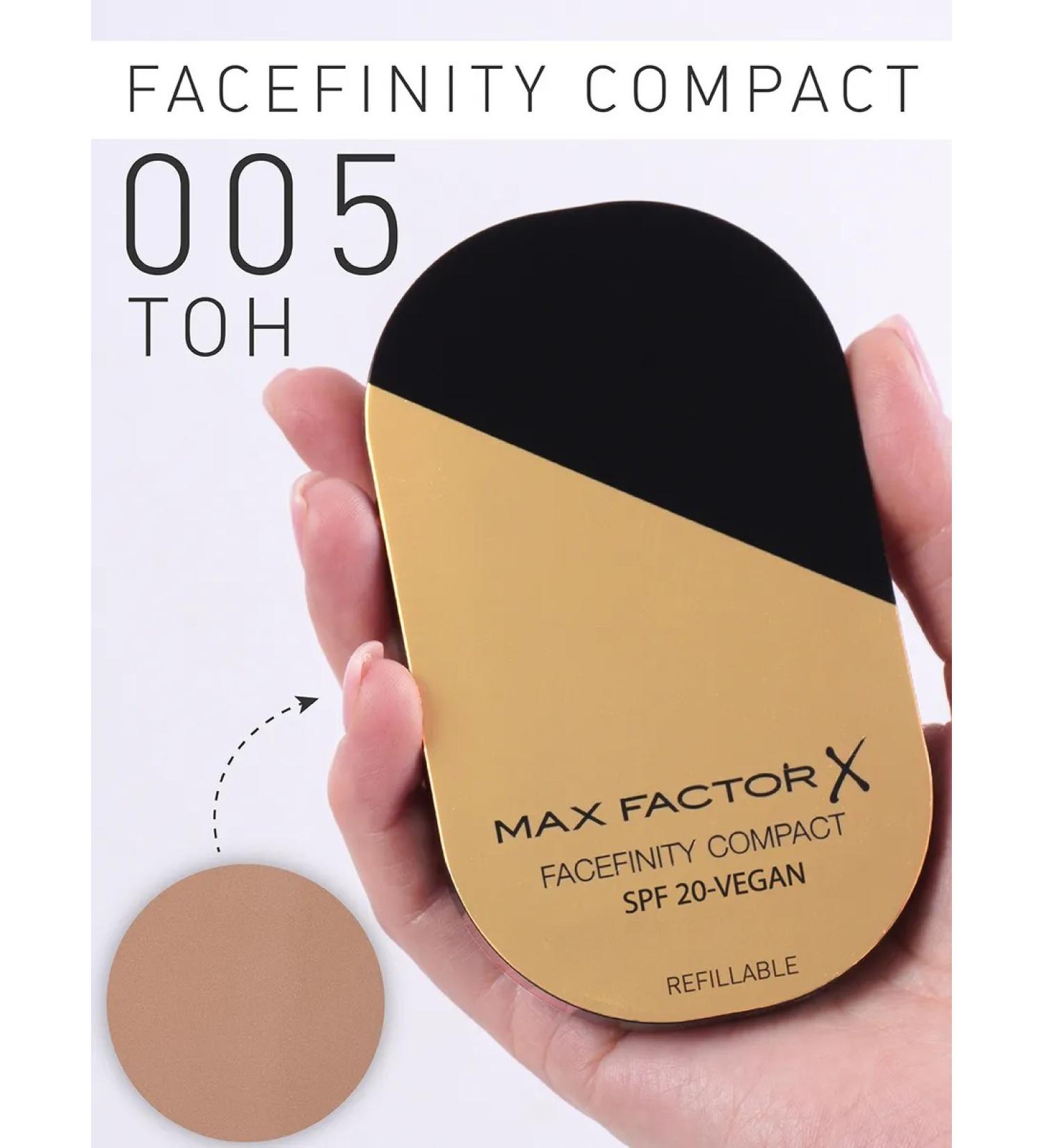 MAX FACTOR Compact powder Facefinity Compact tone 05 Sand - Buy Online on GoSupps.com