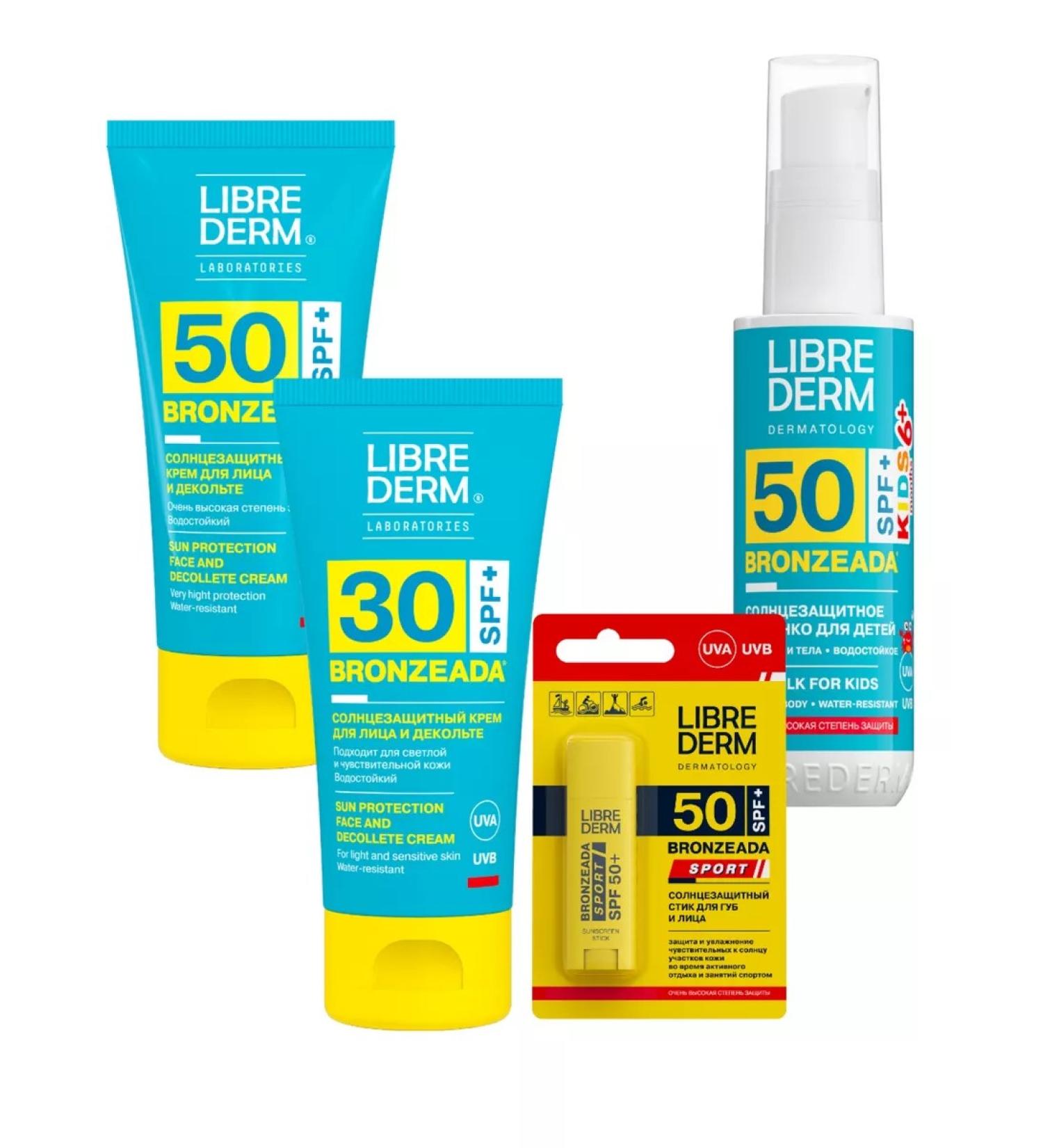 LIBREDERM SUNDARCHTIC COUNT SPF50 and 30+cream-fist+milk SPF50 - Buy Online on GoSupps.com