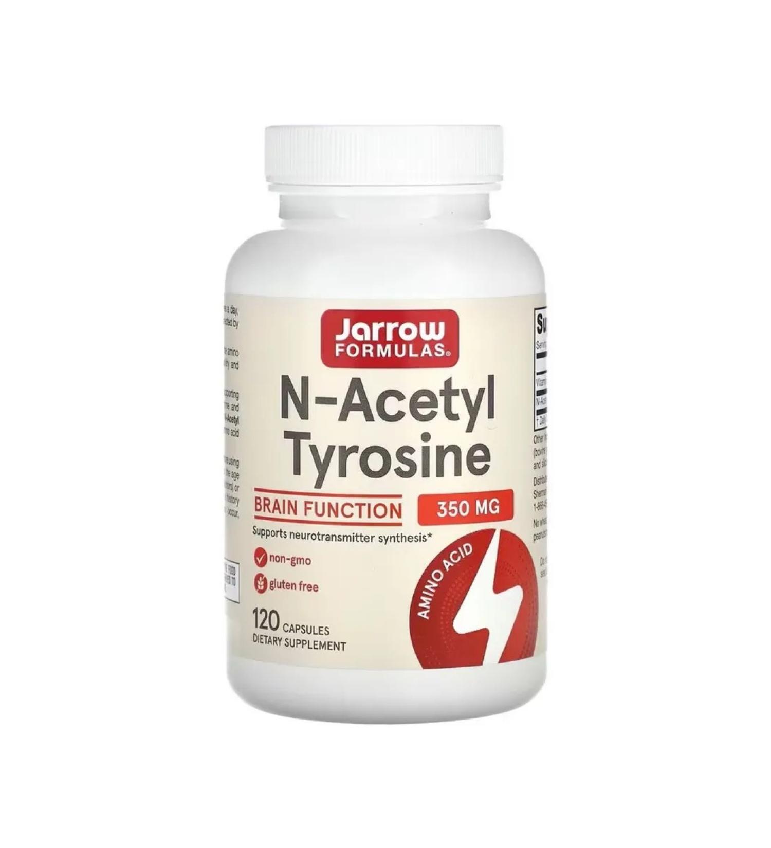 Jarrow Formulas N-acetyl tirosine 350 mg 120 capsules