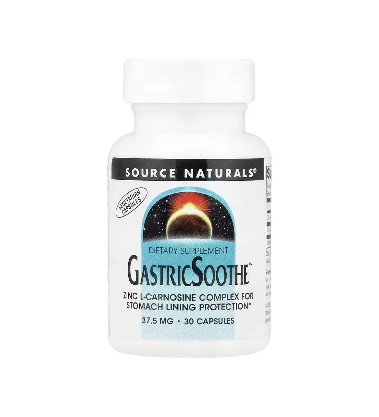 Source Naturals GastricsOothe GITS Health with zinc and carnosine 30 capsules