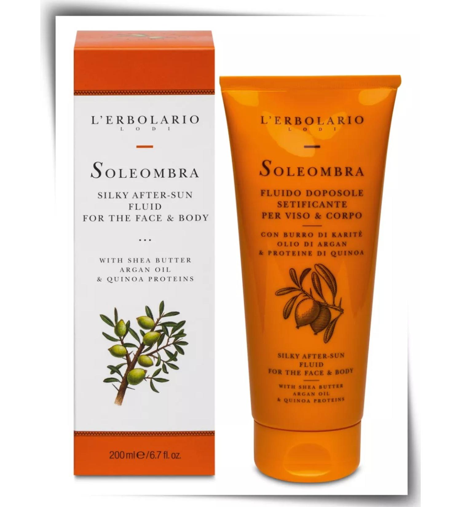 L'ERBOLARIO Fluid for the face and body after tanning 200 ml