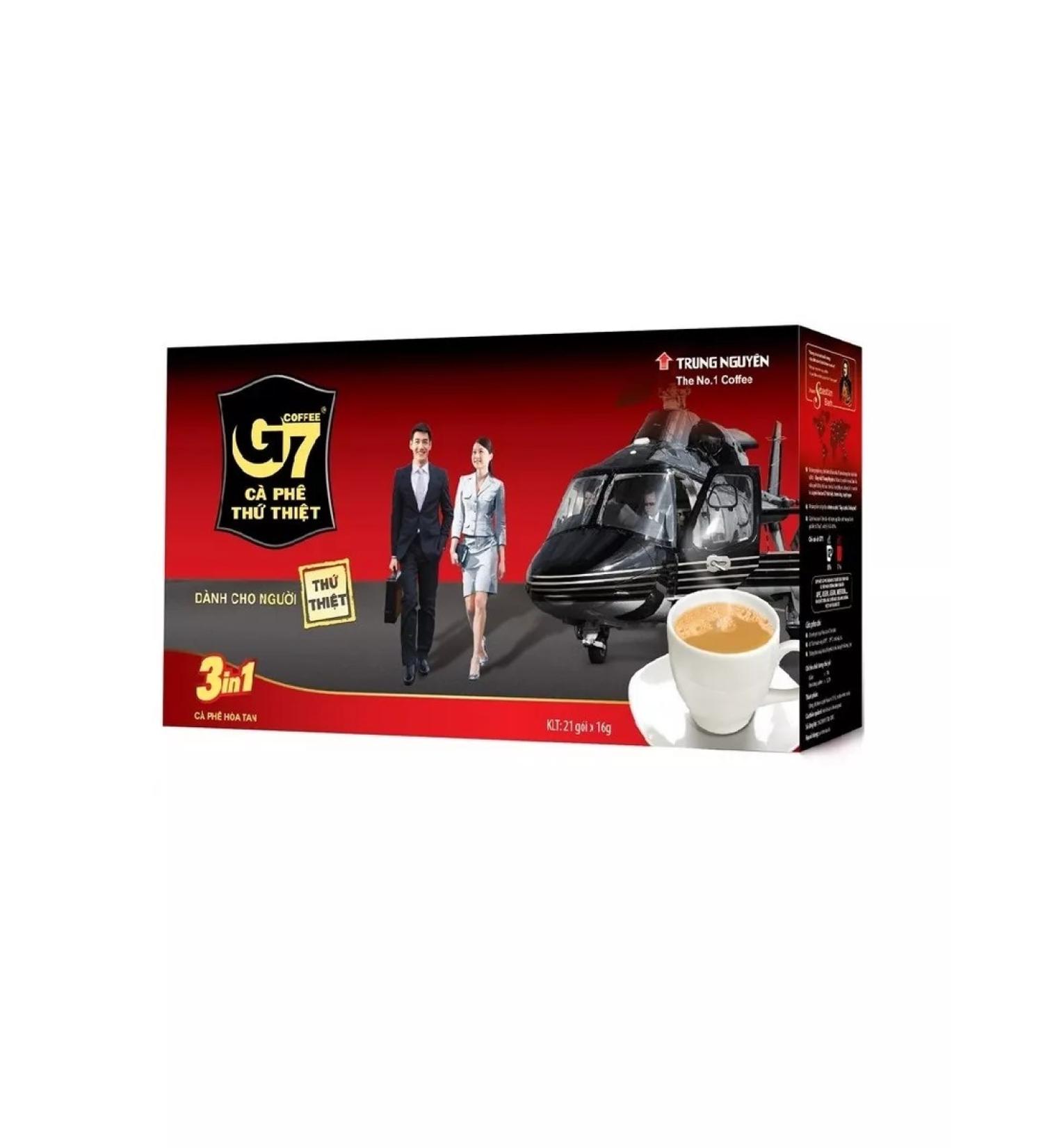 TRUNG NGUYEN Soluble coffee G7 3V1 (21 Pack*16g) Vietnam - Buy Online on GoSupps.com