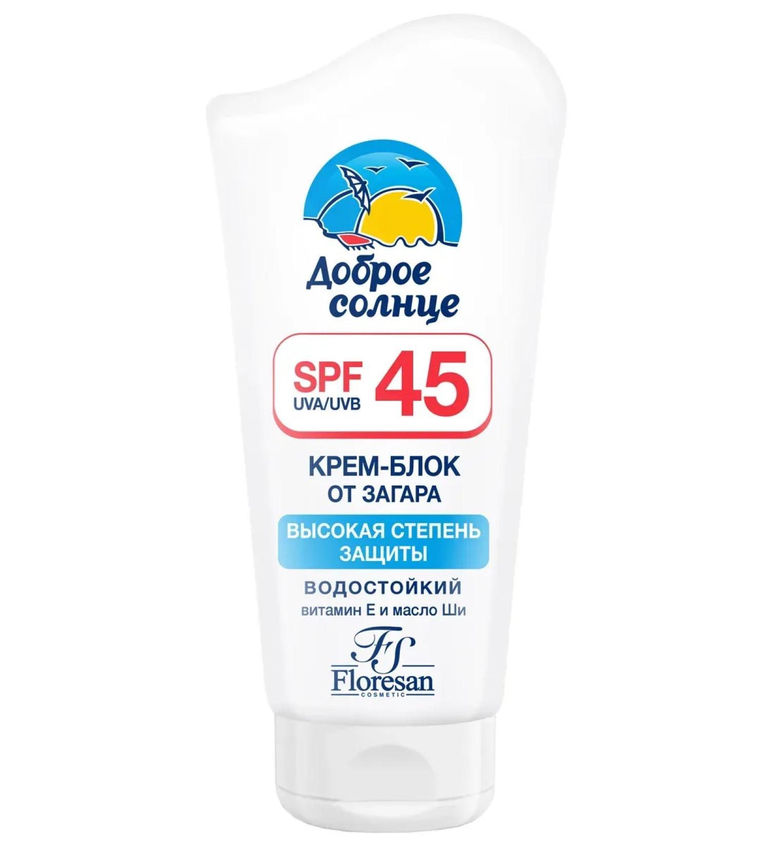 Velvet Floresan cream block from tanning SPF-45 waterproof