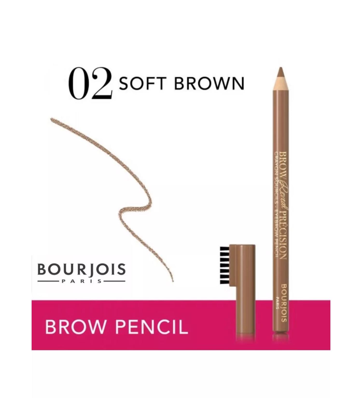 Bourjois Brow Reveal Precision eyebrow pencil 02 Soft Brown