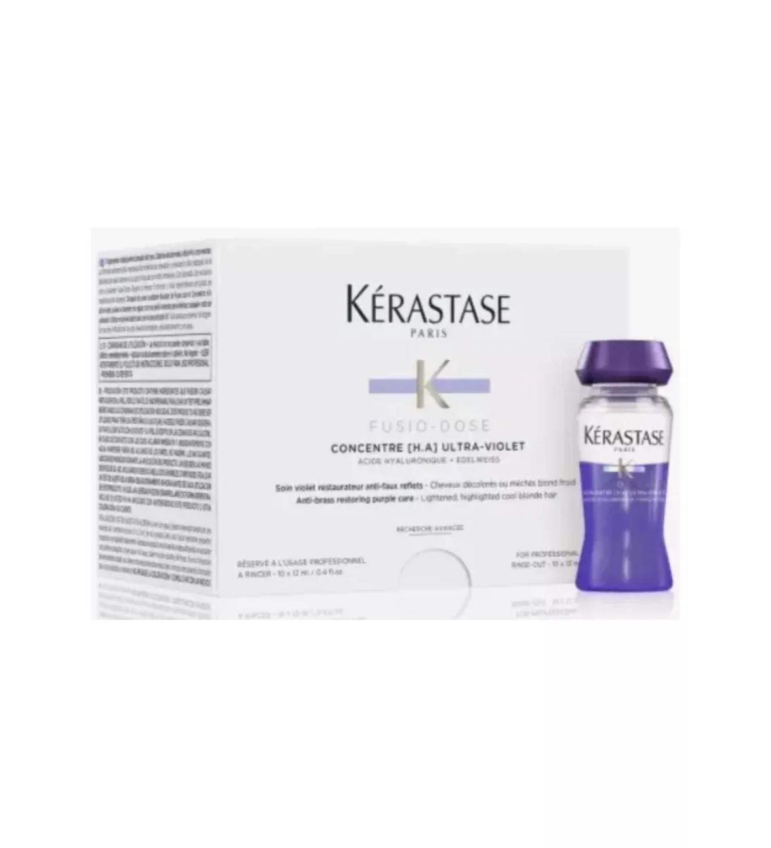 Kerastase Krasastas Fusiodose Ultra-Violet Concentrate 10x12ml - Buy Online on GoSupps.com
