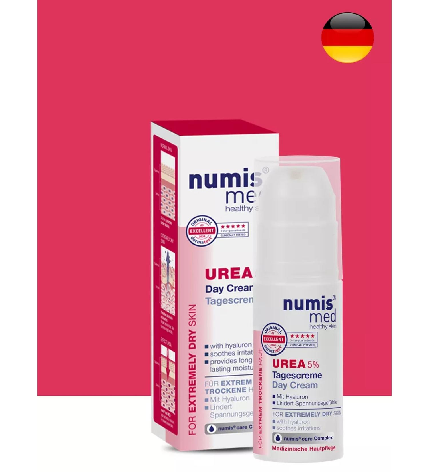 Numis Med Urea 5% day face cream 50ml - Buy Online on GoSupps.com