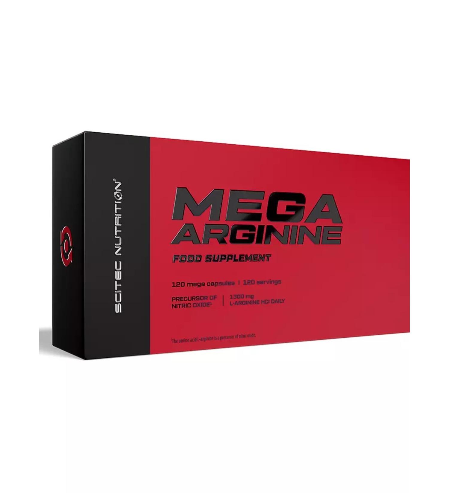 Scitec Nutrition Arginine Mega Arginine 120 capsules - Buy Online on GoSupps.com