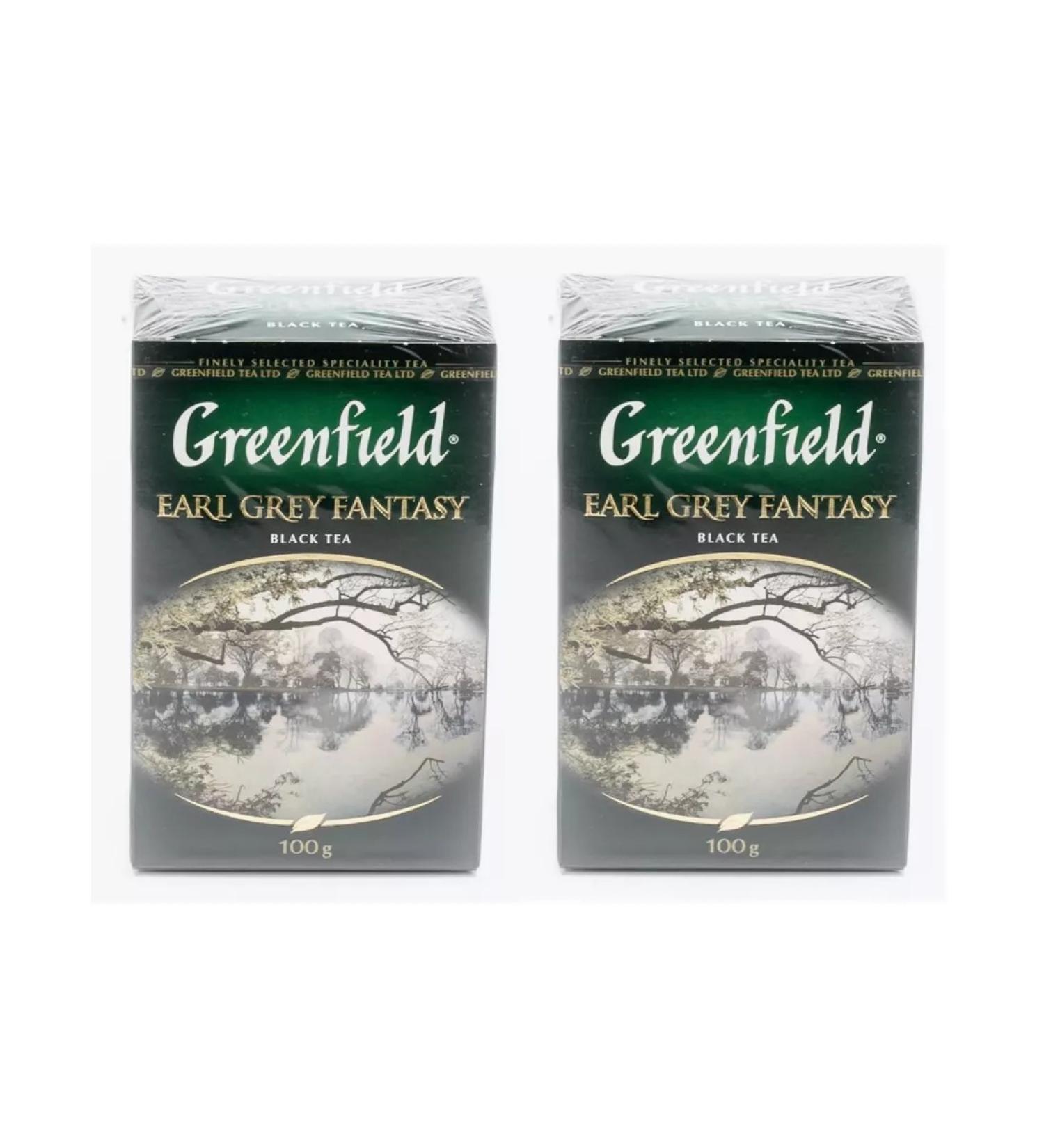Greenfield Black tea Earl Grey Fantasy 100g*2pcs