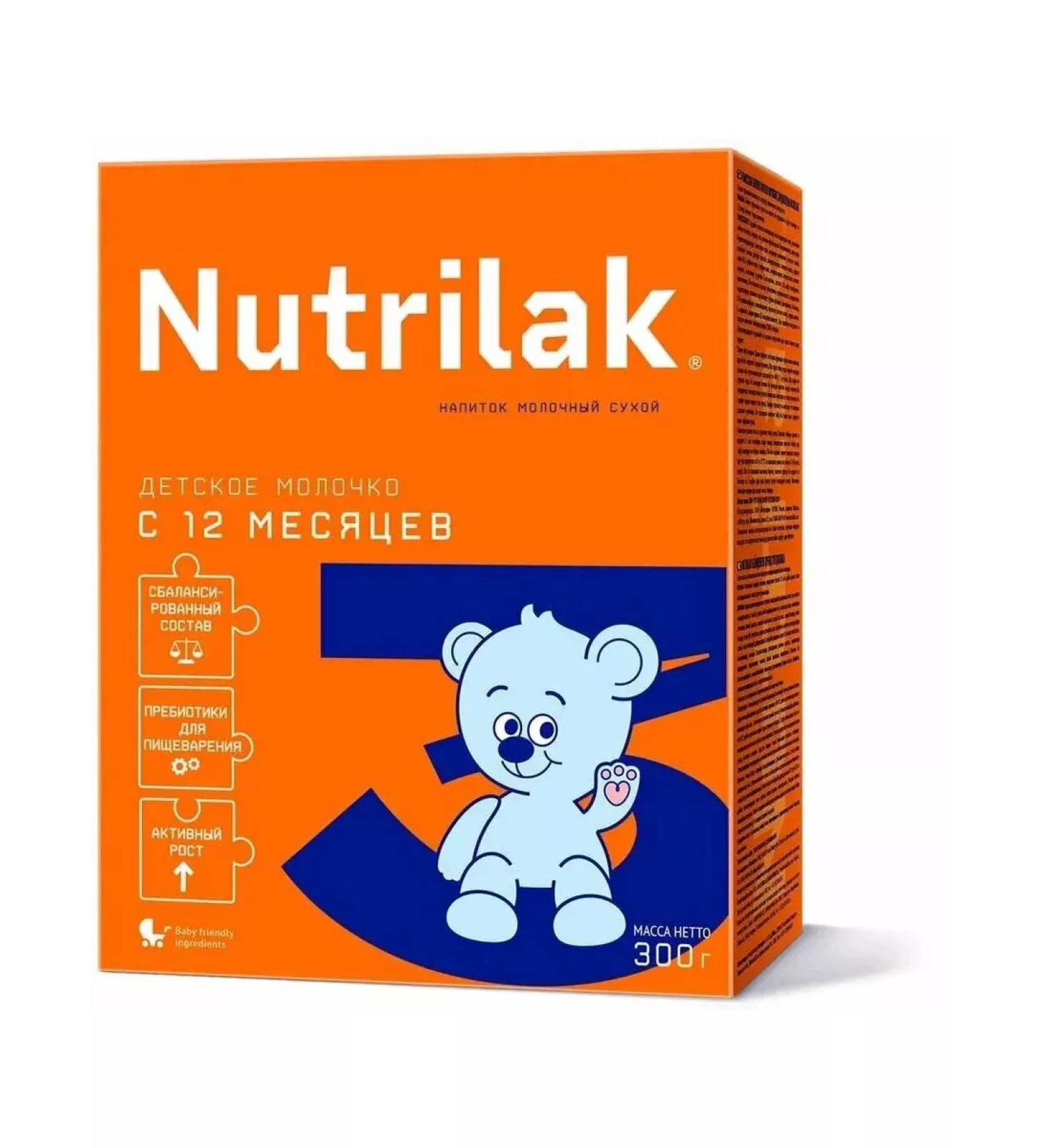 Nutrilak Milk mixture of nutrilalak 3 from 12 months 300 grams - Buy Online on GoSupps.com