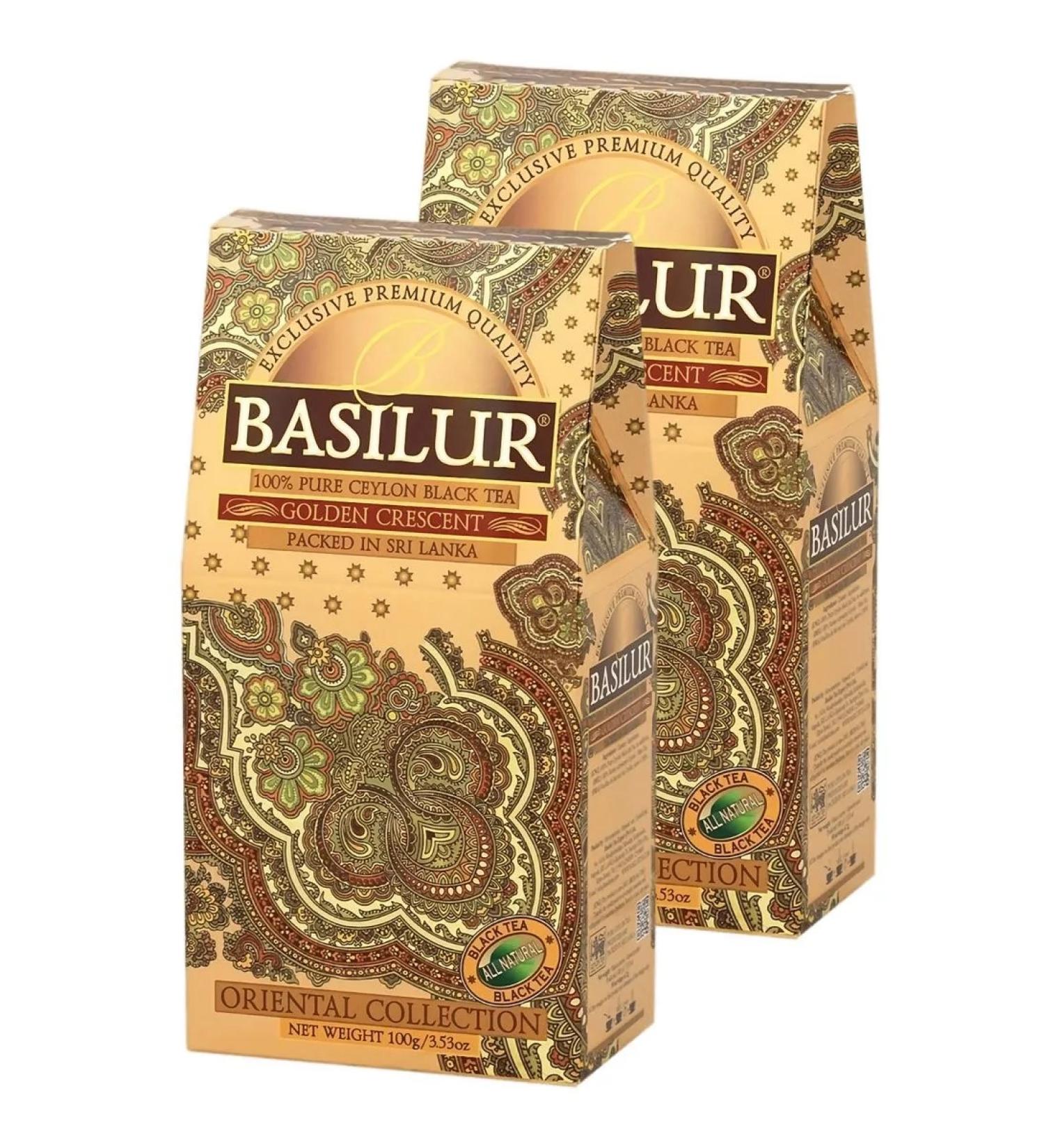 Basilur Tea leaf bassilur gold month 100 g 2 pcs - Buy Online on GoSupps.com