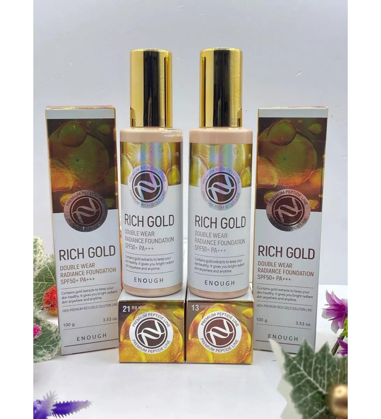 Kosmetik shop Tonal cream with colloidal gold Rich Gold 21 tone - Buy Online on GoSupps.com