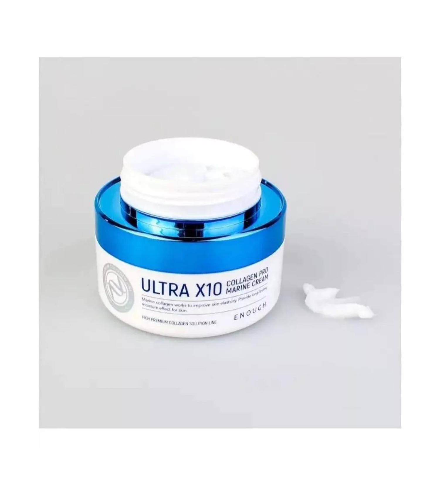 With a face collagen Cream Ultra X10 Cream 50 g